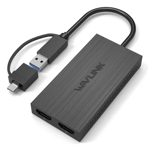 Wavlink P/ Adaptador Usb-c Usb 3.0 A Hdmi Dual Pantalla Ext.
