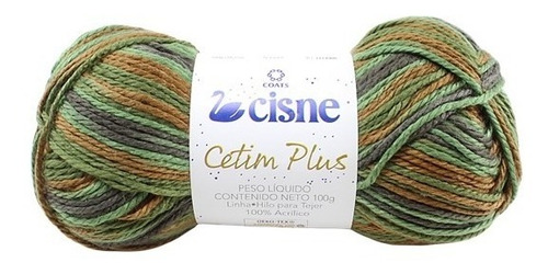 Lana Matizada Cetim Plus Multicolor De Cisne