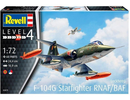 F104 Starfighter Lockheed 1/72 Revell 3879 F 104 La Plata 