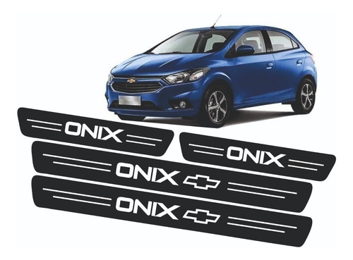 Cubre Zócalos Chevrolet Onix Adhesivos Protector Accesorios.