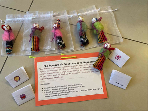 Muñecas Quitapenas Premiun,artesanales, Aguayo,vellón,unicas