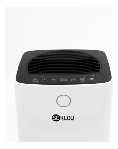 Potente Deshumidificador Seklou Compresor Extrae Humedad 35m Color Blanco