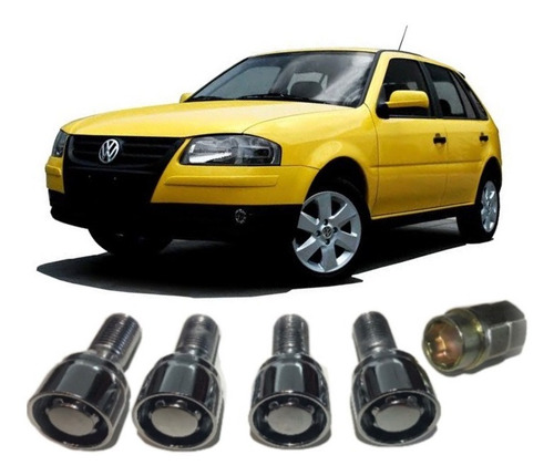 Birlos De Seguridad Volkswagen Pointer 1999-2009 Doble Llave