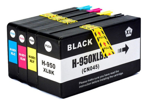 Tinta Compatible Con Hp 950xl 951xl, Pro 251dw 276 8100 8610