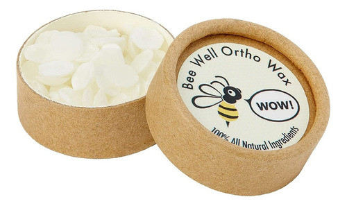 Bee Well Ortho Wax - Pure (paquete De 2 Con 50 Porciones Cad