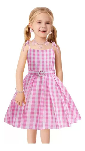 Disfraz De Barbie Para Niñas, Vestido De Cosplay De Película