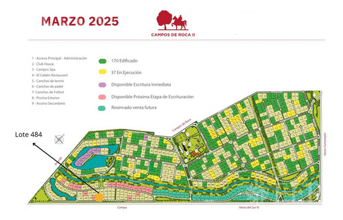 Venta Terreno De2400 M2 En Campos De Roca Ii