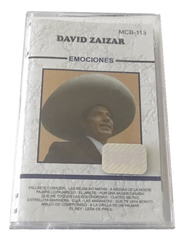 David Zaizar Emociones Tape Cassette 1997 Peerless