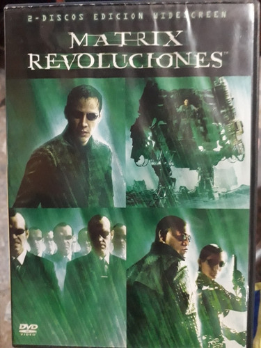 Matrix Revoluciones Dvd Original 2 Discos