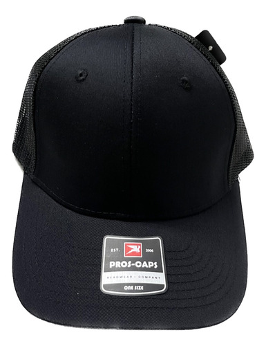 Paquete De 10 Gorras Lisas Con Malla