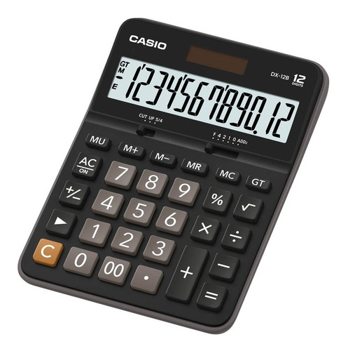 Calculadora Casio Dx-12 De Escritorio Pantalla Extra Grande!