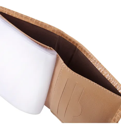 Cartera de piel genuina para mujer 175/ 174, tarjeta de documentos, color Fendi, piel de cocodrilo, diseño de tela