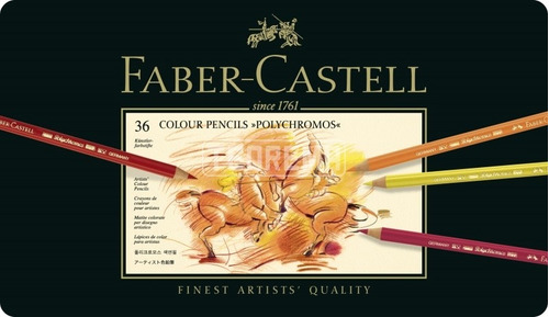 Lápices De Colores Faber Castell Polychromo X  36