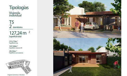 Casa En Housing Las Veras Duplex De 2 Dormitorios Con Patio Valle Escondido