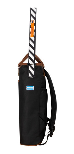 Imagen 5 de 8 de Mochila Matera Tote Salta Pop Negro