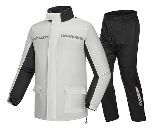 Traje De Lluvia Traje De Lluvia Cuello Y Puños Ajustables