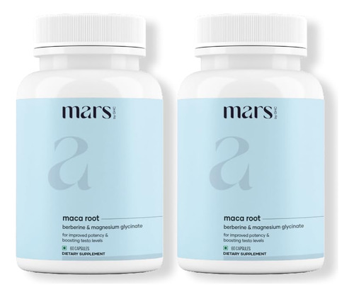 Mars Maca Root Caps Ginseng Magnesio 60 Cápsulas