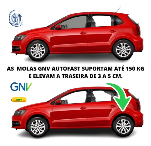 Mola Traseira Reforçada Gnv Honda New Civic 2006 2007...2011