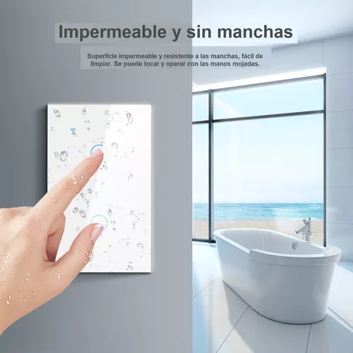 Interruptor De Pared Inteligente Sin Neutro Wifi 3 Canales Touch 9/32