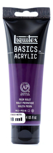 Tinta acrílica violeta prismática Liquitex Basics 118 ml