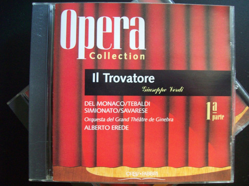 Verdi Il Trovatore Del Monaco Tebaldi Erede 2 Cds Opera (w 