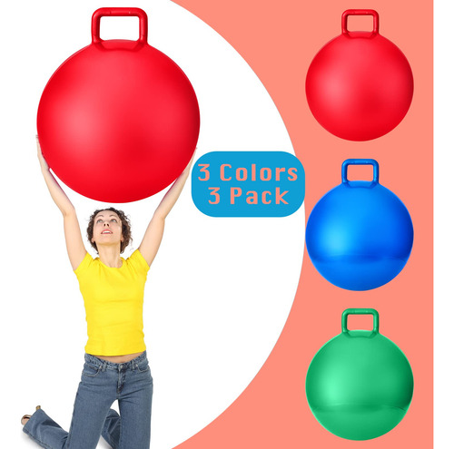 Bolas De Rebote 29 Pulgadas Con Asa Para Ejercicio Y Deporte