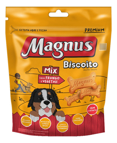 Snacks Perro Magnus Mix 1 Kg / 10 Paquetes