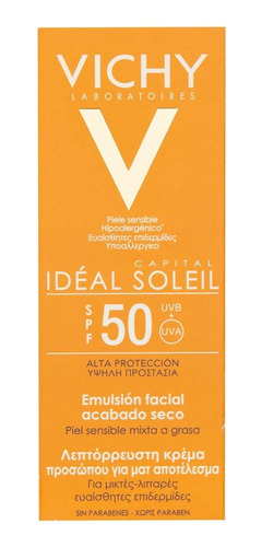 Protector Solar Capital Soleil Toque Seco Fps50+ 50ml