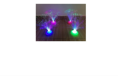 24 Fibras Luz Led Lmparas Adornos Fiesta