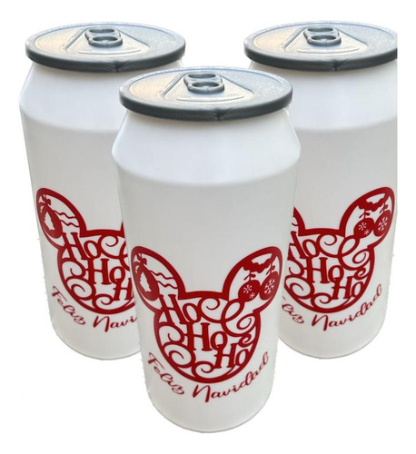 50vaso En Forma De Lata Navidad Mickey, 1l