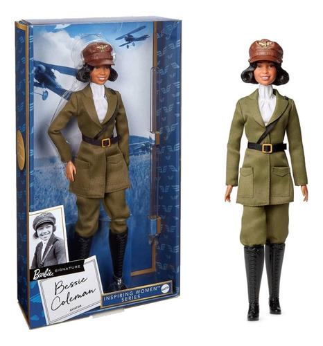 Barbie Signature Boneca Inspiring Women Bessie Coleman