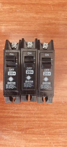 Breaker Superficial De 01 Polo X 20 Amp