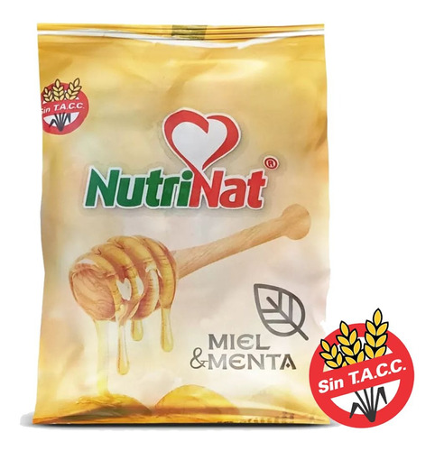 Caramelos De Miel Y Menta Sin Tacc Naturales Nutrinat 50gr