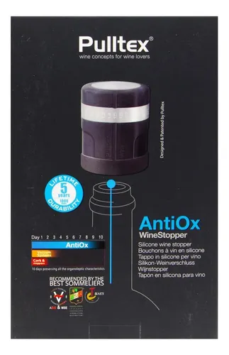 Tapón Para Conservar Vino Con Filtro De Carbón Pulltex Antio