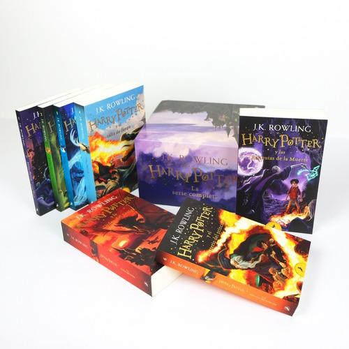 Imagen 3 de 10 de Harry Potter Saga Completa 7 Libros Con Estuche
