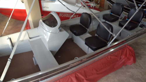 Lancha Fortboat Feel 500 Semi Chato C/ Motor 15 Hp Super Mer