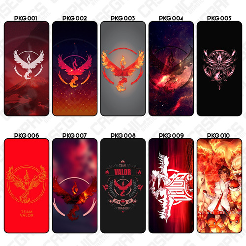 Capa Celular Pokémon Go Time Valor Samsung Core Note On Win