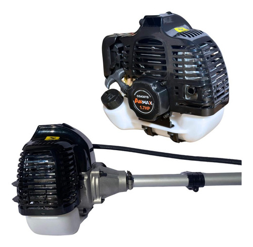 Roçadeira Anmax Cg430-b 43cc Com Lâmina 3p E Disco 80 Dentes