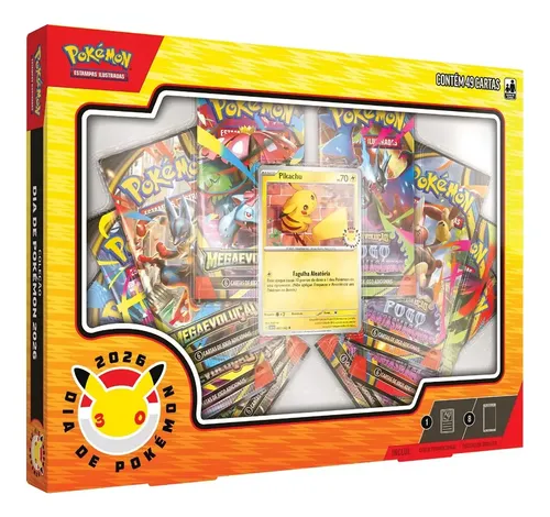 2026 Pokmon Day 30周年コレクションBOX Box Dia De Pokémon 2026 30 Anos Pikachu Copag Original