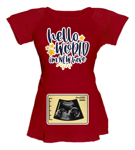 Blusa Maternidad O Embarazo Personalizada Con Tu Ultrasonido