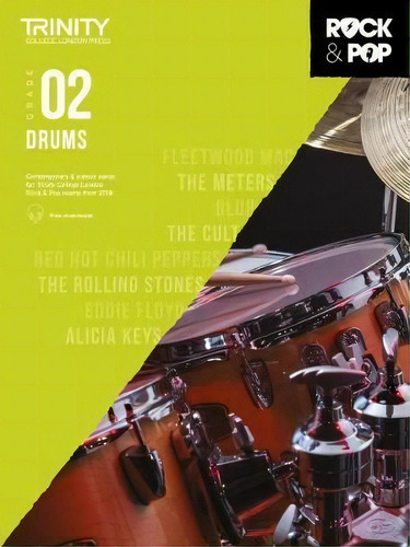 Trinity Rock & Pop 2018 Drums Grade 2, De Aa.vv.. Editorial Trinity College En Inglés