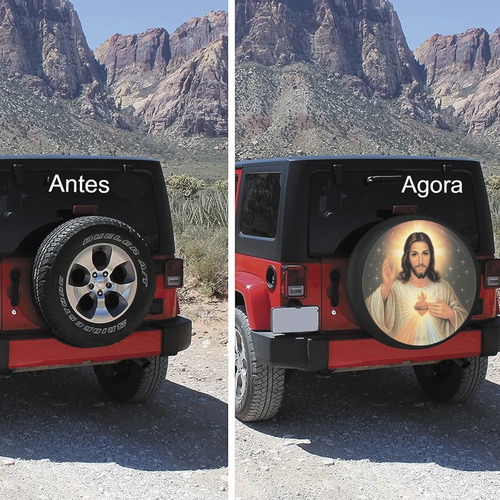 Capa Estepe Religiosa Jesus Cristo Crossfox Ecosport