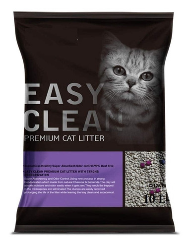 Imagen 1 de 1 de Arena Aglutinante Para Gatos Easy Clean 8 Kg