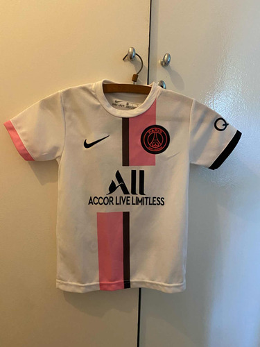 Camiseta Niño Talle 4 Psg Messi