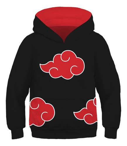 Naruto Uchiha Itachi Akatsuki Cosplay Niño Sudadera