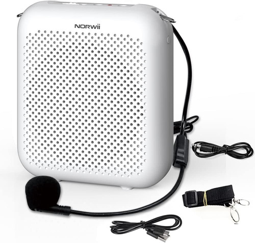 Amplificador De Voz Recargable 2000 Mah, Micrófono Personal.