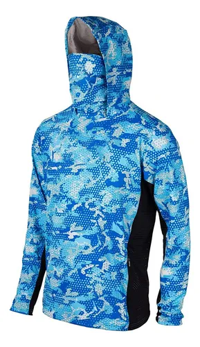 Camisas De Pesca Fish Apparel Upf 50+, Sudadera Con Capucha