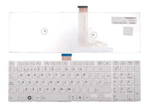 Teclado Español Blanco Toshiba S50-a S50d-a S55-a Nextsale