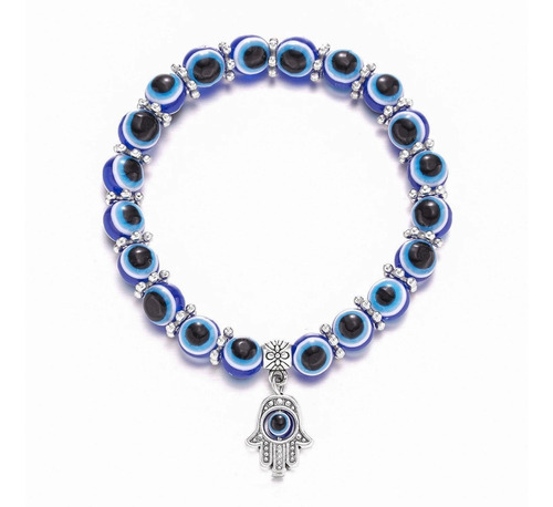 Pulsera Energética De Ojo Turco O Nasar Y Mano Fatima!