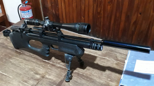 Rifle Pcp Kral Puncher Breaker 5.5 Bullpup Negro 22 Mm